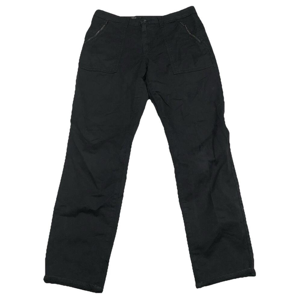AG Adriano Goldschmied The Kinsley Women’s 30R Black Pants Utilitarian Modern Sk
